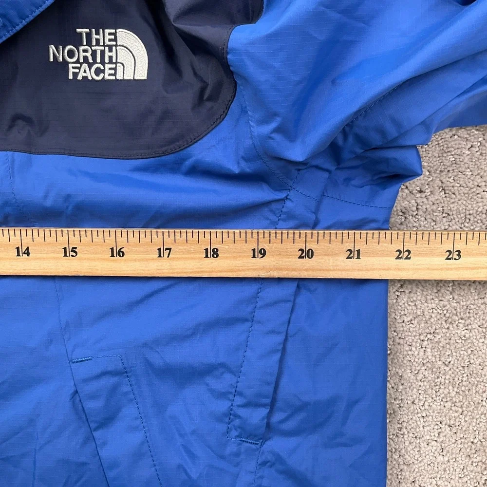 North Face HyVent Jacket Mens Small Royal Blue‎ Navy Waterproof Nylon Softshell